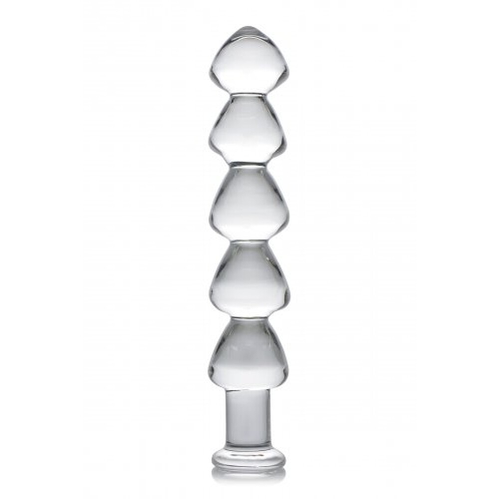 Master Series Drops Anal Links Glass Dildo